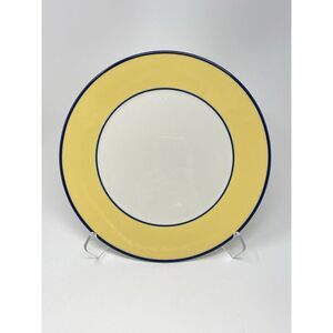 Pagnossin Ironstone Treviso Italy Spa Yellow Blue Charger Chop Plate 12”